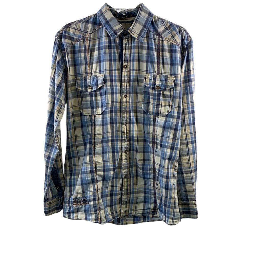 DSQUARED2 Long Sleeve Plaid Buttoned Shirt Size XXL